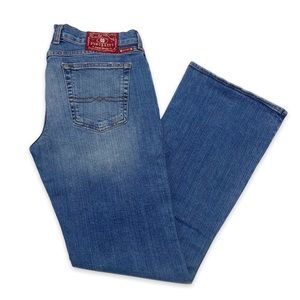 Lucky Brand Vintage Lowered Peanut Flare Leg Jeans Size 14